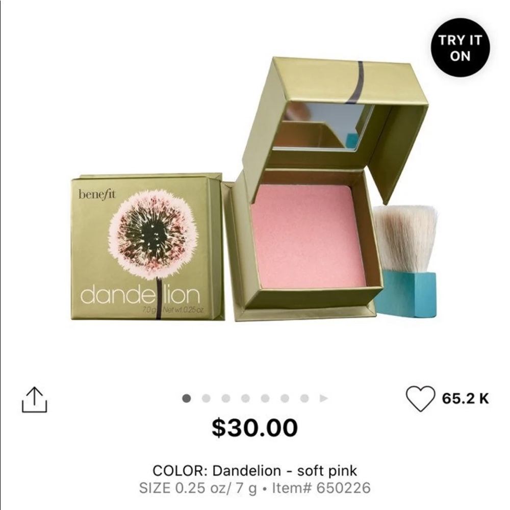 Benefit Dandelion box o' power Blush - Picture 3 of 6